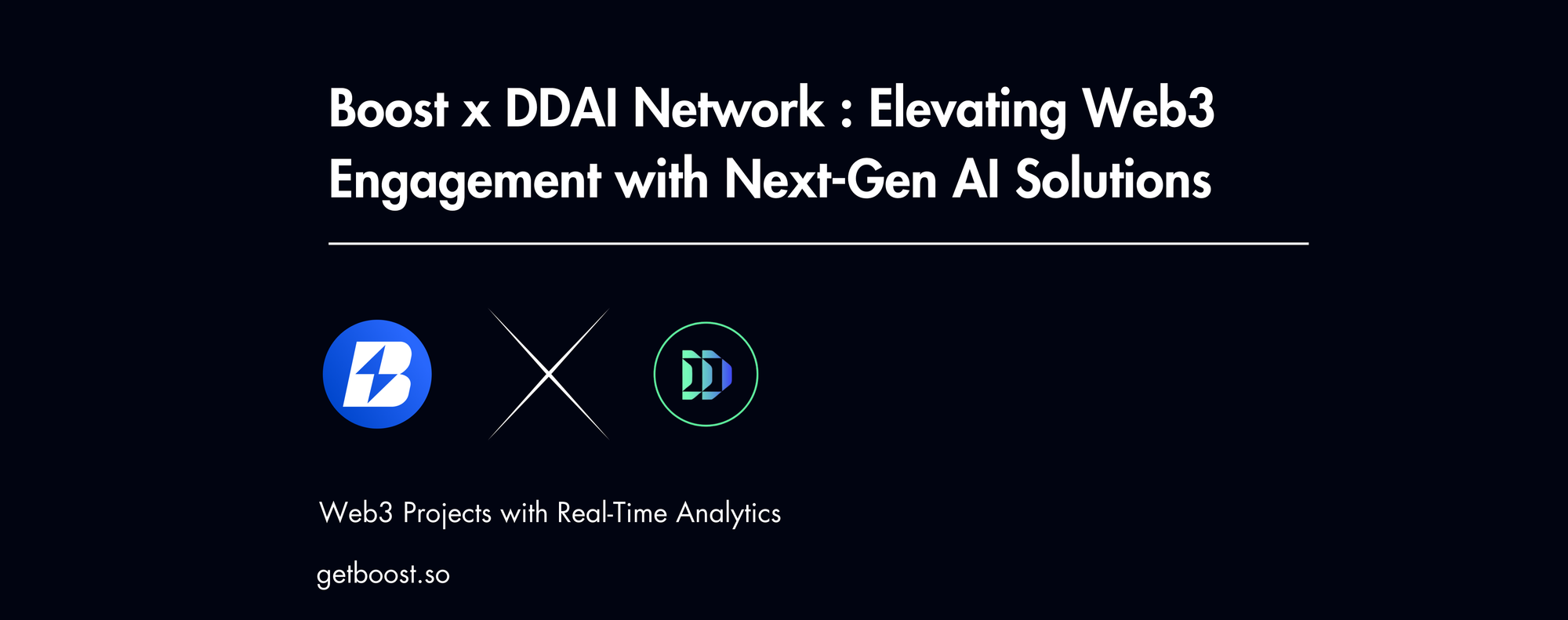 Boost x DDAI Network: Elevating Web3 Ads with Next -Gen AI Solutions
