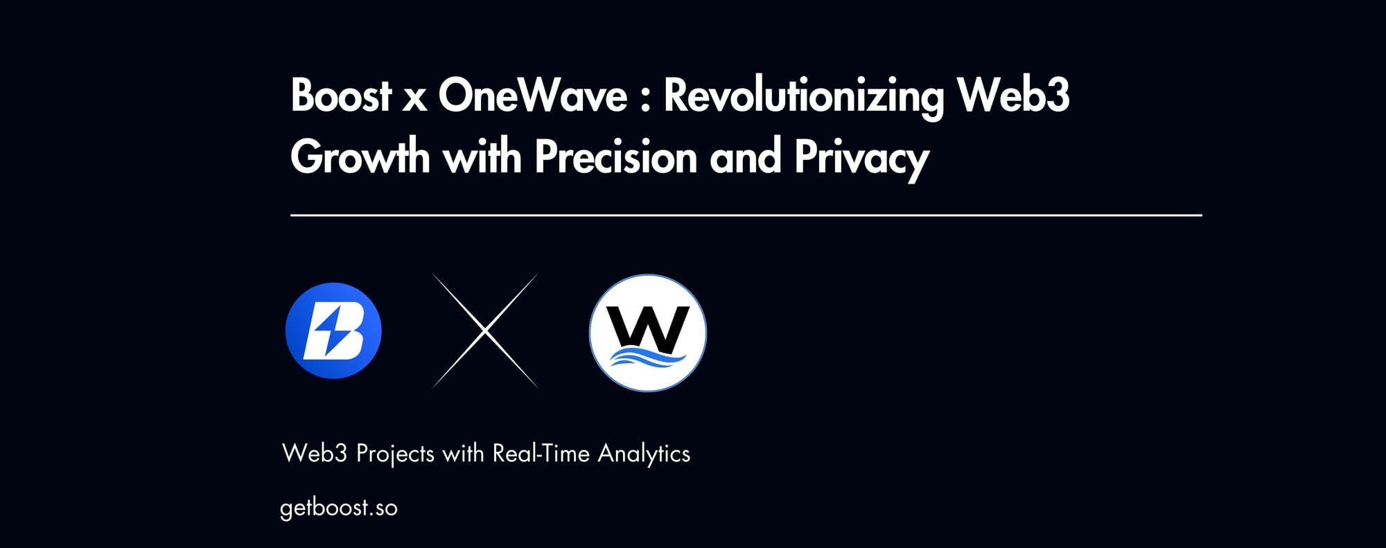 OneWave x Boost: Forging the Future of Web3 Growth